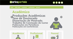 Desktop Screenshot of carlosportela.com.br